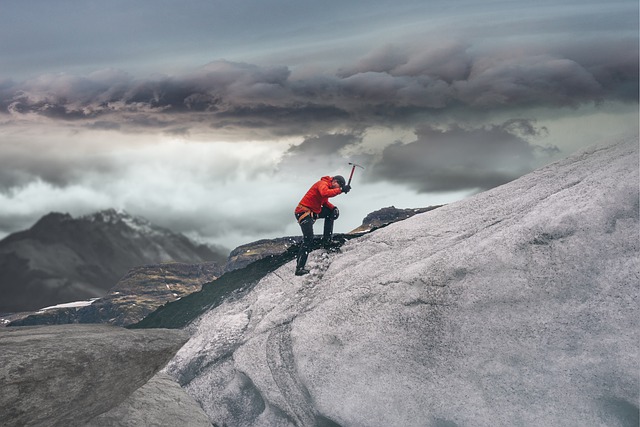 Free download man ice axe mountains landscape free picture to be edited with GIMP free online image editor