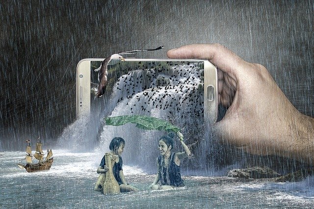 ດາວໂຫລດຟຣີ Manipulation Waterfall Phone - ຮູບພາບຫຼືຮູບພາບທີ່ບໍ່ເສຍຄ່າເພື່ອແກ້ໄຂດ້ວຍຕົວແກ້ໄຂຮູບພາບອອນໄລນ໌ GIMP