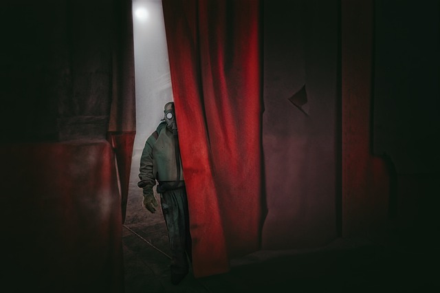 Free download man mask curtain scary theatre free picture to be edited with GIMP free online image editor