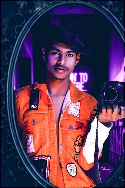 Free download man mirror camera selfie free picture to be edited with GIMP free online image editor