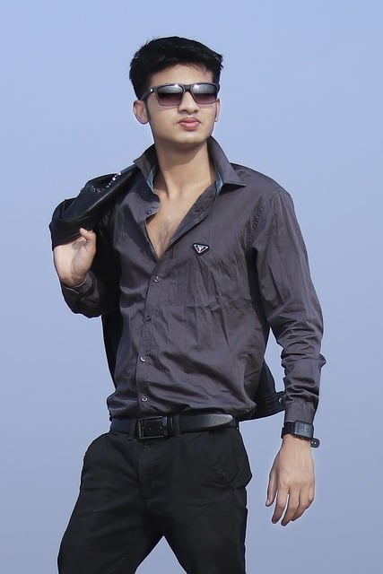 Free download man model collar shirt sunglasses free picture to be edited with GIMP free online image editor