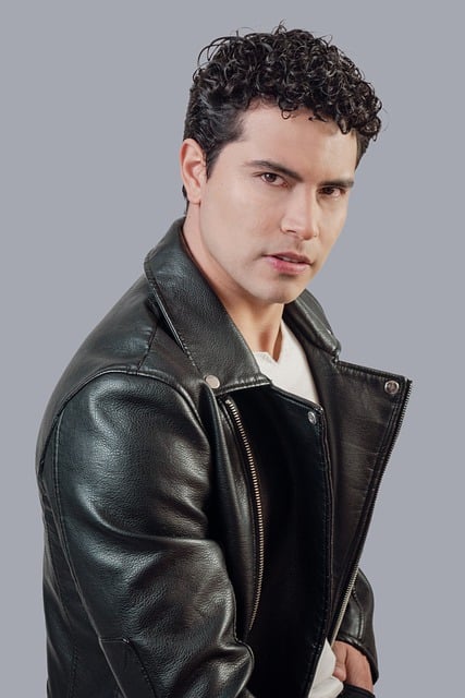 Free download man model male face leather jacket free picture to be edited with GIMP free online image editor