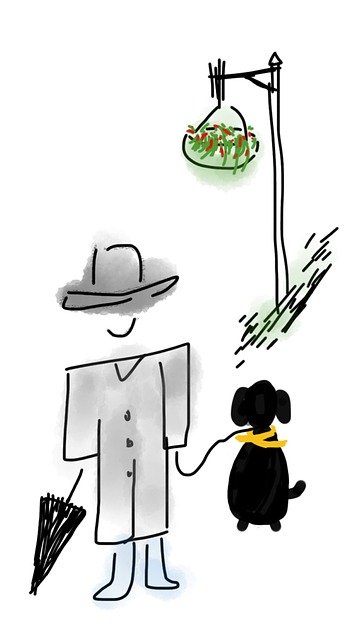 Free download Man Old Dog -  free illustration to be edited with GIMP free online image editor