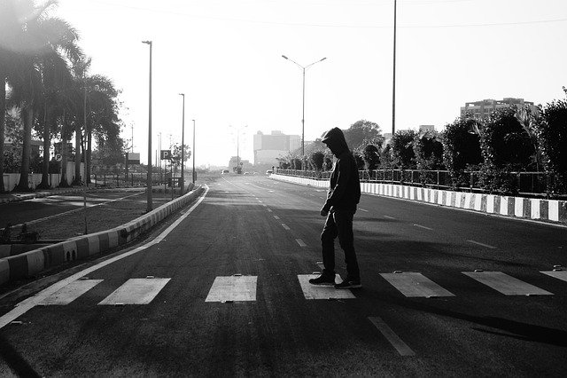 Free download Man Road People -  free photo or picture to be edited with GIMP online image editor