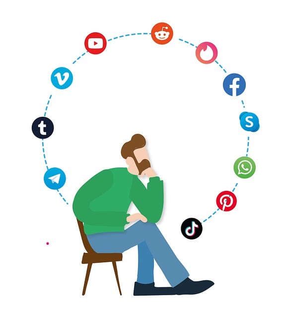 Free download man sitting social media facebook free picture to be edited with GIMP free online image editor