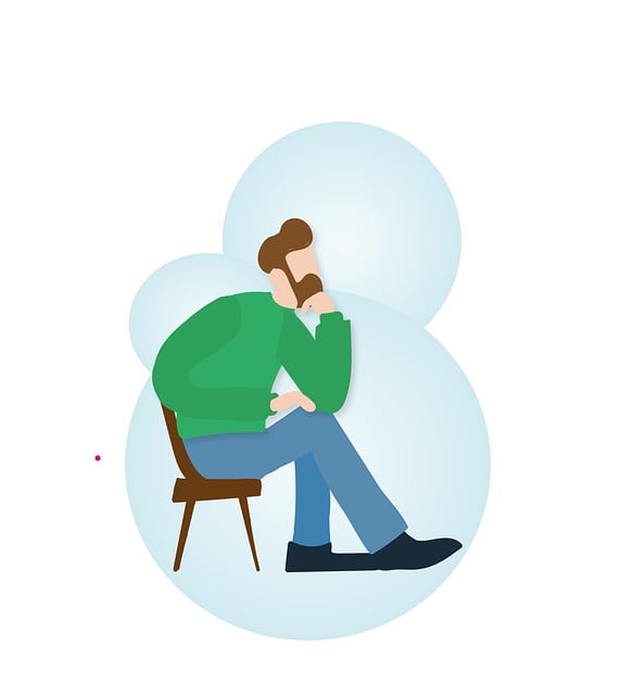Bezpłatne pobieranie darmowego zdjęcia mężczyzny siedzącego z zamyślonymi myślami do edycji za pomocą bezpłatnego edytora obrazów online GIMP