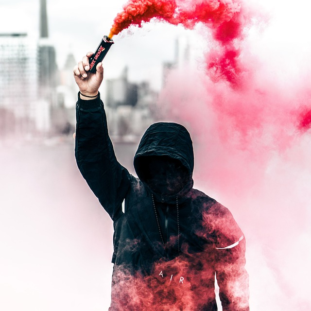 Free download man smoke person red colorful free picture to be edited with GIMP free online image editor
