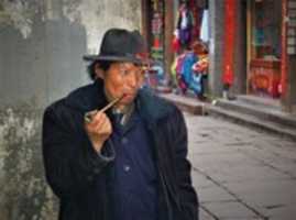 Free download Man Smoking a Pipe free photo or picture to be edited with GIMP online image editor