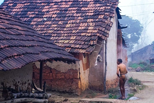 Free download man village bathing water travel free picture to be edited with GIMP free online image editor