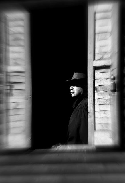 Free download man window black and white free picture to be edited with GIMP free online image editor