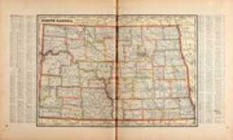 Free download Map of North Dakota, 1914 free photo or picture to be edited with GIMP online image editor