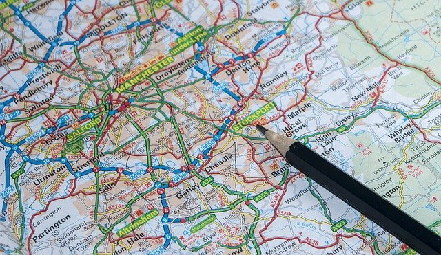 Free graphic map pencil navigation road gps to be edited by GIMP free image editor by OffiDocs