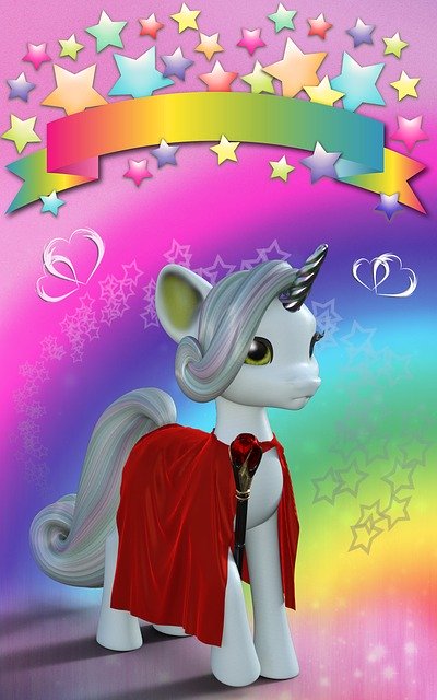 Free download Map Pony Greeting Card Mythical -  free illustration to be edited with GIMP free online image editor