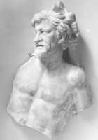 Free download Marble sarcophagus fragment: head and torso of a Gaul free photo or picture to be edited with GIMP online image editor