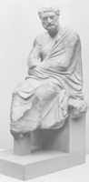 Free download Marble statuette of a seated philosopher free photo or picture to be edited with GIMP online image editor