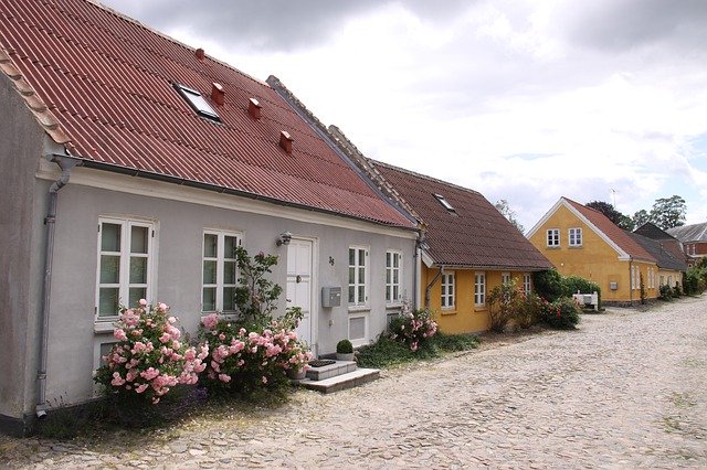 Free download Mariager Village Houses -  free photo or picture to be edited with GIMP online image editor