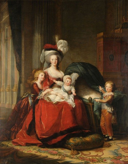 Free download marie antoinette and her children free picture to be edited with GIMP free online image editor
