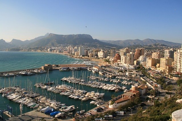 Free download Marina Mediterranean Spain -  free photo or picture to be edited with GIMP online image editor