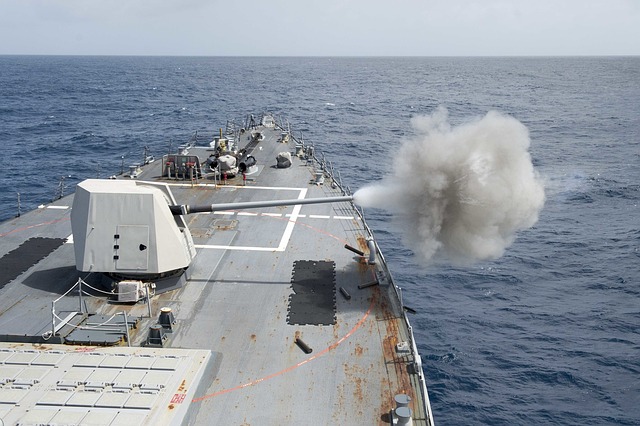 Free download mark 45 live fire exercise gun free picture to be edited with GIMP free online image editor