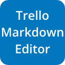 Markdown Editor for Trello  screen for extension Chrome web store in OffiDocs Chromium
