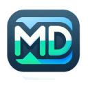 Markdownloader  screen for extension Chrome web store in OffiDocs Chromium