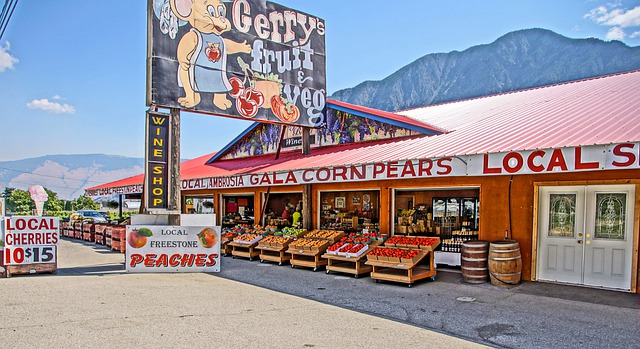 Free download market fruit stalls road canada free picture to be edited with GIMP free online image editor