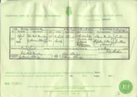 Free download Marriage Certificate Of John Hill Munday And Catherine Alderidge free photo or picture to be edited with GIMP online image editor