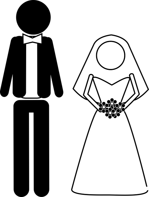 Download gratuito Sposa Sposata Sposo Vector - Grafica vettoriale gratuita su Pixabay illustrazione gratuita per essere modificata con GIMP editor di immagini online gratuito