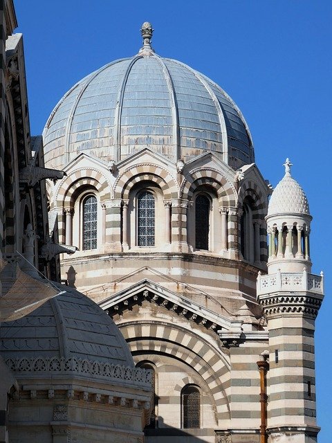 Free download Marseille Cathedral Major -  free photo or picture to be edited with GIMP online image editor