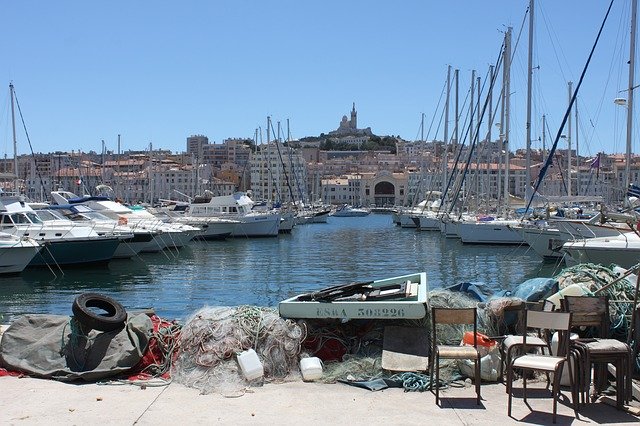 Kostenloser Download Marseille Port Church - kostenloses Foto oder Bild zur Bearbeitung mit GIMP Online-Bildbearbeitung