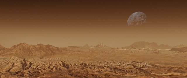 Free download mars planet phobos desert dry free picture to be edited with GIMP free online image editor