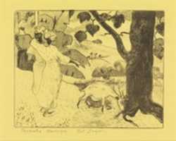 Free download Martinique Pastorals, from the Volpini Suite:  Dessins lithographiques free photo or picture to be edited with GIMP online image editor