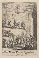 Free download Martyrdom of Saint Peter, from The Little Apostles or the Martyrdom of the Apostles (Les Petits Apotres ou le Martyre des Apotres) free photo or picture to be edited with GIMP online image editor