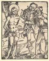 Free download Martyrdom of St. Sebastian with Two Crossbow Men free photo or picture to be edited with GIMP online image editor