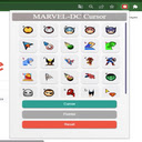 MARVEL DC Cursor  screen for extension Chrome web store in OffiDocs Chromium