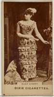 Free download Mary Albert, from the Actors and Actresses series (N45, Type 7) for Dixie Cigarettes free photo or picture to be edited with GIMP online image editor