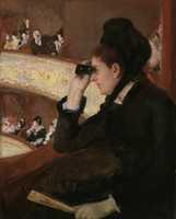 Free download Mary Stevenson Cassatt, In The Loge free photo or picture to be edited with GIMP online image editor