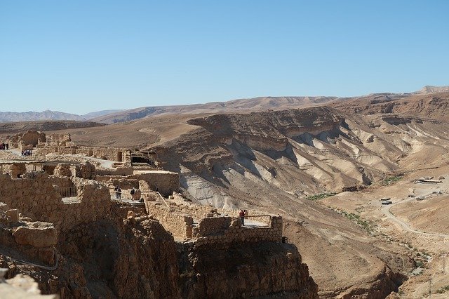 Gratis download Masada Israel The Dead Sea - gratis gratis foto of afbeelding om te bewerken met GIMP online afbeeldingseditor