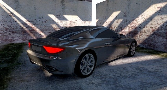 Free download Maserati Gt Monochrome -  free illustration to be edited with GIMP free online image editor