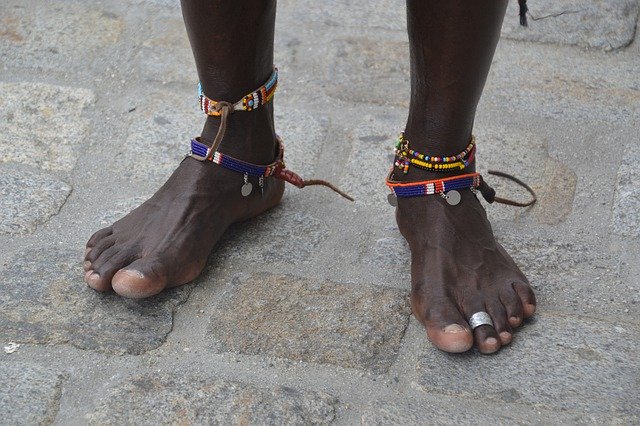 Free download Massai Feet Human -  free photo or picture to be edited with GIMP online image editor