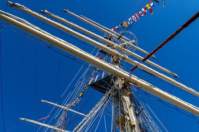 Free download Mast Sky Sailing Ship -  free photo or picture to be edited with GIMP online image editor