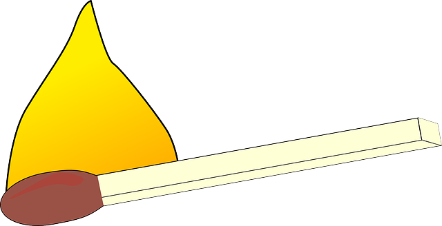 Free download Match Burning Fire - Free vector graphic on Pixabay free illustration to be edited with GIMP free online image editor