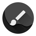 Material Black Theme  screen for extension Chrome web store in OffiDocs Chromium