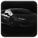 Matte Black Lamborghini  screen for extension Chrome web store in OffiDocs Chromium