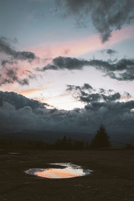 Free download meadow puddle landscape nature free picture to be edited with GIMP free online image editor