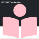 MECIUS TextReader  screen for extension Chrome web store in OffiDocs Chromium