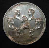 Free download Medal of George II and his Family free photo or picture to be edited with GIMP online image editor