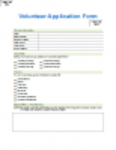 Free download Medical Services Volunteer Application Form DOC, XLS or PPT template free to be edited with LibreOffice online or OpenOffice Desktop online