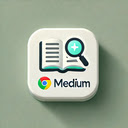 Medium Blog Summarizer  screen for extension Chrome web store in OffiDocs Chromium