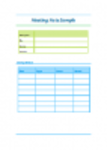 Scarica gratuitamente il modello di esempio di nota di riunione Microsoft Word, Excel o Powerpoint gratuito da modificare con LibreOffice online o OpenOffice Desktop online